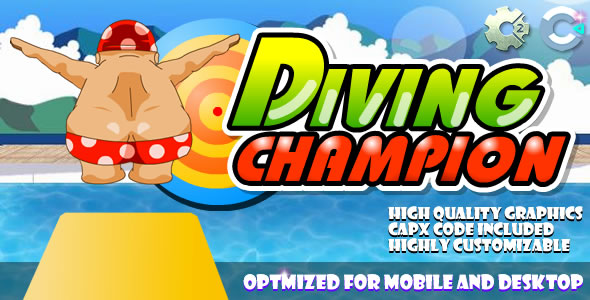 Download Diving Champion (C2,C3,HTML5) Game. Nulled 