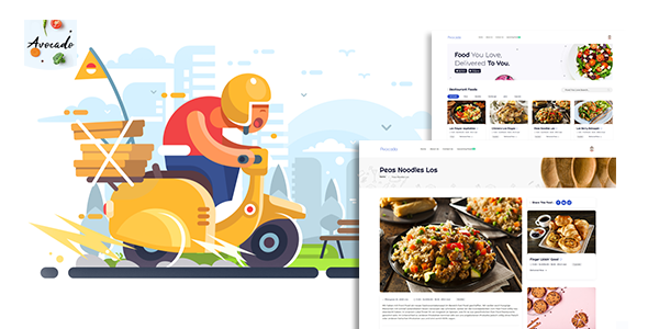 Download Avocada – Food Delivery Restaurant script Template Nulled 