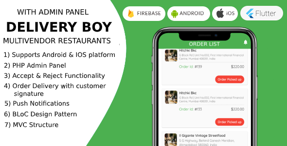Download Delivery Boy + Flutter For Multivendor Stores + Multi Languages Nulled 