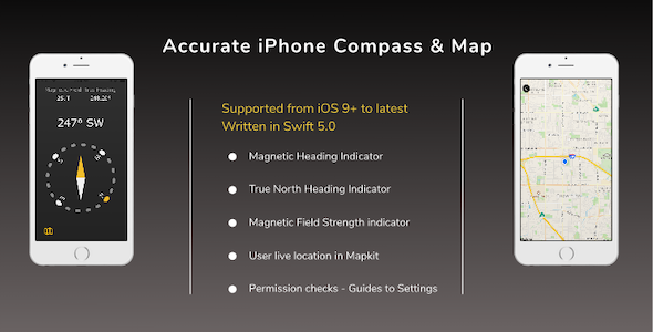 Download Accurate iPhone Compass & Map Nulled 