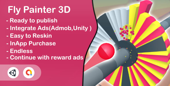 Download Fly Painter 3D(Unity Game+Admob+Android+iOS) Nulled 
