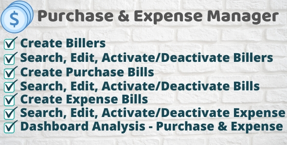Download Purchase and Expense Manager Nulled 