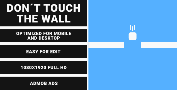 Download Don’t Touch The Wall (HTML5 Game + Construct 3) Nulled 