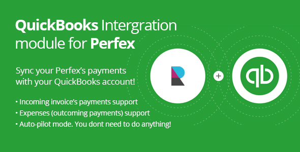 Download QuickBooks module for Perfex CRM – Synchronize Invoices, Payments and Expenses Nulled 