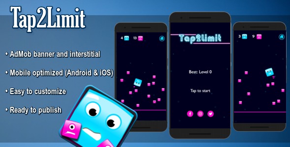 Download Tap2Limit – HTML5 Mobile game + AdMob Nulled 