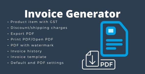Download Invoice Generator Nulled 