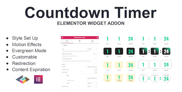 Download Countdown Timer Elementor Page Builder Addon Nulled 