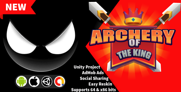 Download Archery of The King – Unity Game Project + Admob + Gdpr Nulled 