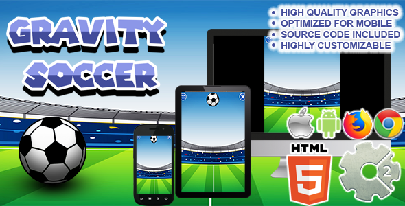 Download Gravity Soccer ( HTML5 | CAPX ) Nulled 
