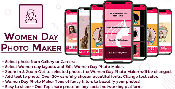 Download Women Day Photo Maker IOS (Objective C) Nulled 