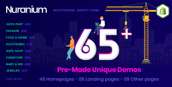 Download Nuranium | Multipurpose Shopify Theme Nulled 
