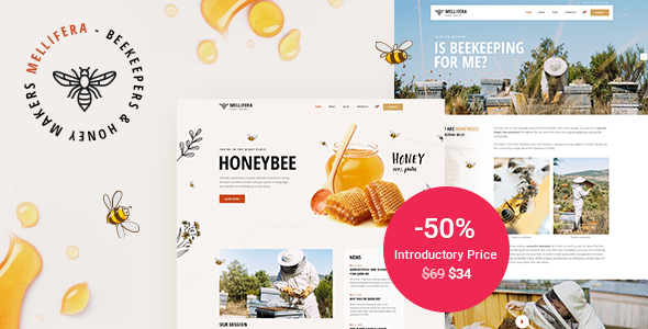 Download Mellifera – Beekeeping and Honey Shop Theme Nulled 