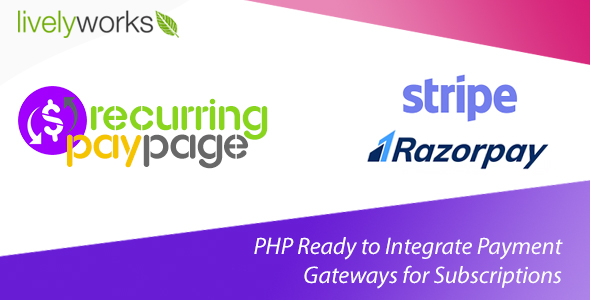 Download Recurring PayPage – PHP Ready to Integrate Payment Gateways for Subscriptions Nulled 