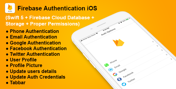 Download FirebaseAuthenticationiOS Nulled 