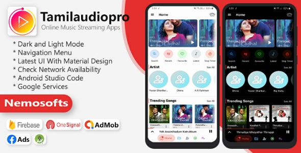 Download Tamilaudiopro – Online Music Streaming Apps Nulled 