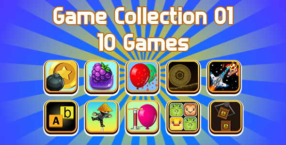 Download Game Collection 01 (CAPX and HTML5) 10 Games Pack Nulled 