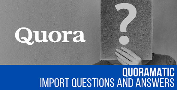 Download Quoramatic – Questions and Answers Post Generator Plugin for WordPress Nulled 