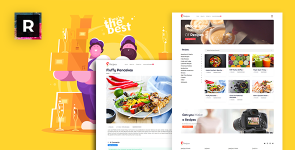 Download recipex –  food and recipe blogs script Template Nulled 