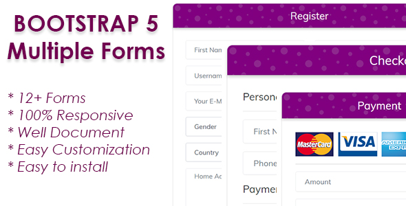 Download Responsive Bootstrap 5 Forms Nulled 