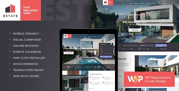 Download Estate – Property Sales & Rental WordPress Theme + RTL Nulled 
