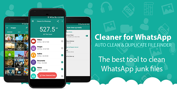 Download Phone Cleaner for WhatsApp – Android App + Admob Integration Nulled 