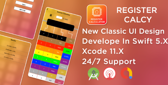 Download Resistor Calculator – iOS Source Code Nulled 