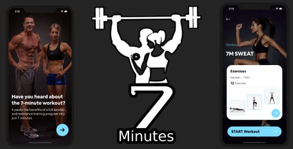 Download Workout App –  Daily 7 Minute Workout App Nulled 