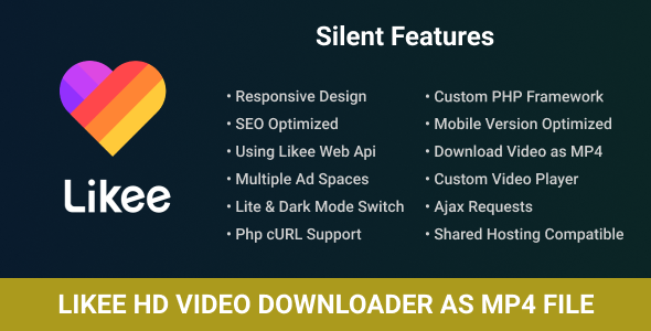 Download Likee Video Downloader with Ajax Nulled 