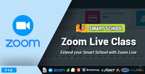 Download Smart School Zoom Live Class Nulled 