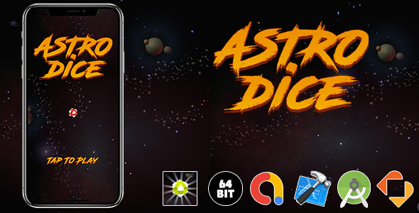 Download Astrodices Android iOS Buildbox Game Template with Admob Ads Integrated Nulled 
