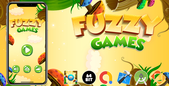 Download Fuzzy Games Android iOS Buildbox Game Template with Admob Ads Integrated Nulled 