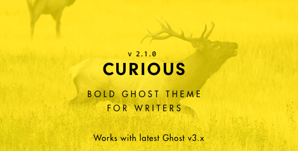 Download Curious – Blog and Magazine Ghost Theme Nulled 