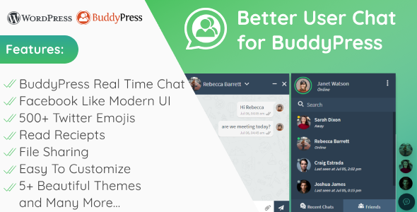 Download Better User Chat for BuddyPress Nulled 