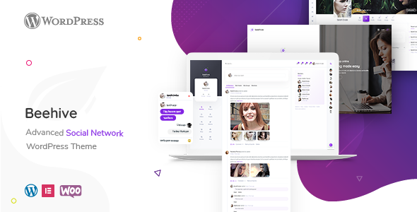Download Beehive – Social Network WordPress Theme Nulled 