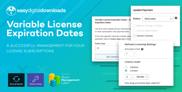 Download EDD Variable License Expiration Dates Nulled 