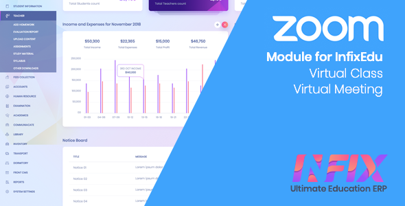 Download InfixEdu – Zoom Live Class Nulled 