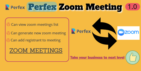 Download Perfex Zoom Meeting Module Nulled 