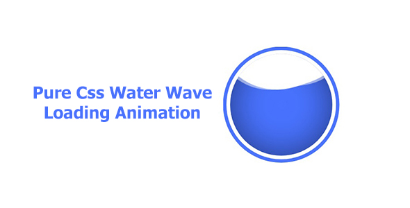 Download Pure Css Water Wave Loading Animation Nulled 