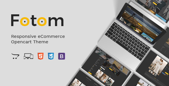 Download Fotom – Photography Responsive OpenCart Theme Nulled 