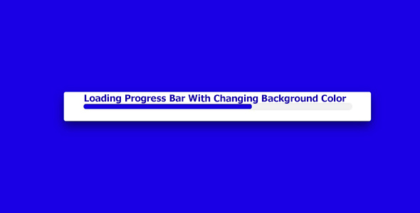 Download Loading Progress bar with changing Background Color Nulled 