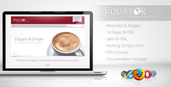 Download Equator – Minimalist Business Template 5 Nulled 