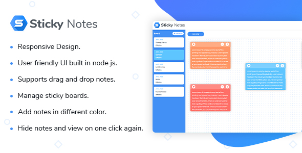 Download Sticky Notes – Node Js Script Nulled 