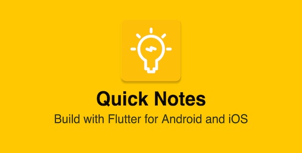 Download Quick Notes – Flutter – Android and iOS Mobile Application Nulled 