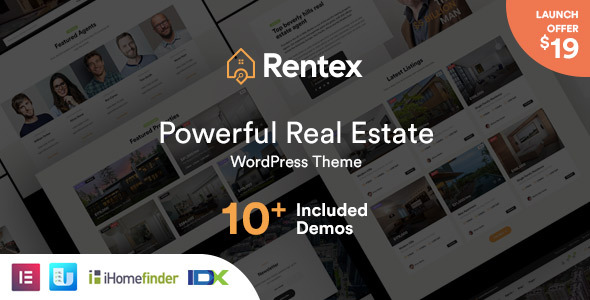 Download Rentex – Real Estate WordPress Theme Nulled 