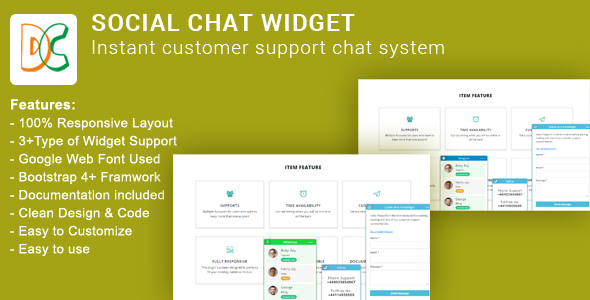 Download Social Chat Widget Nulled 