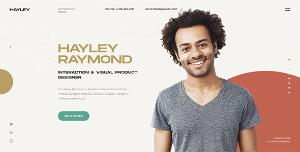 Download Hayley – Personal CV/Resume WordPress Theme Nulled 