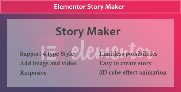 Download Elementor – Story Maker Nulled 