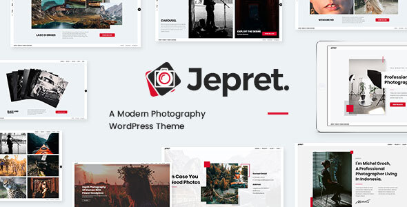 Download Jepret | Modern Photography WordPress Theme Nulled 