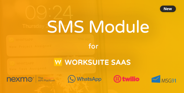 Download SMS Module for Worksuite SAAS Nulled 