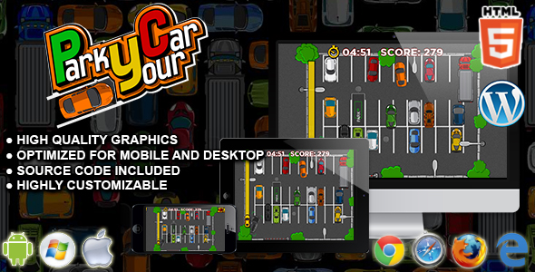 Download Park Your Car – HTML5 Parking Game Nulled 